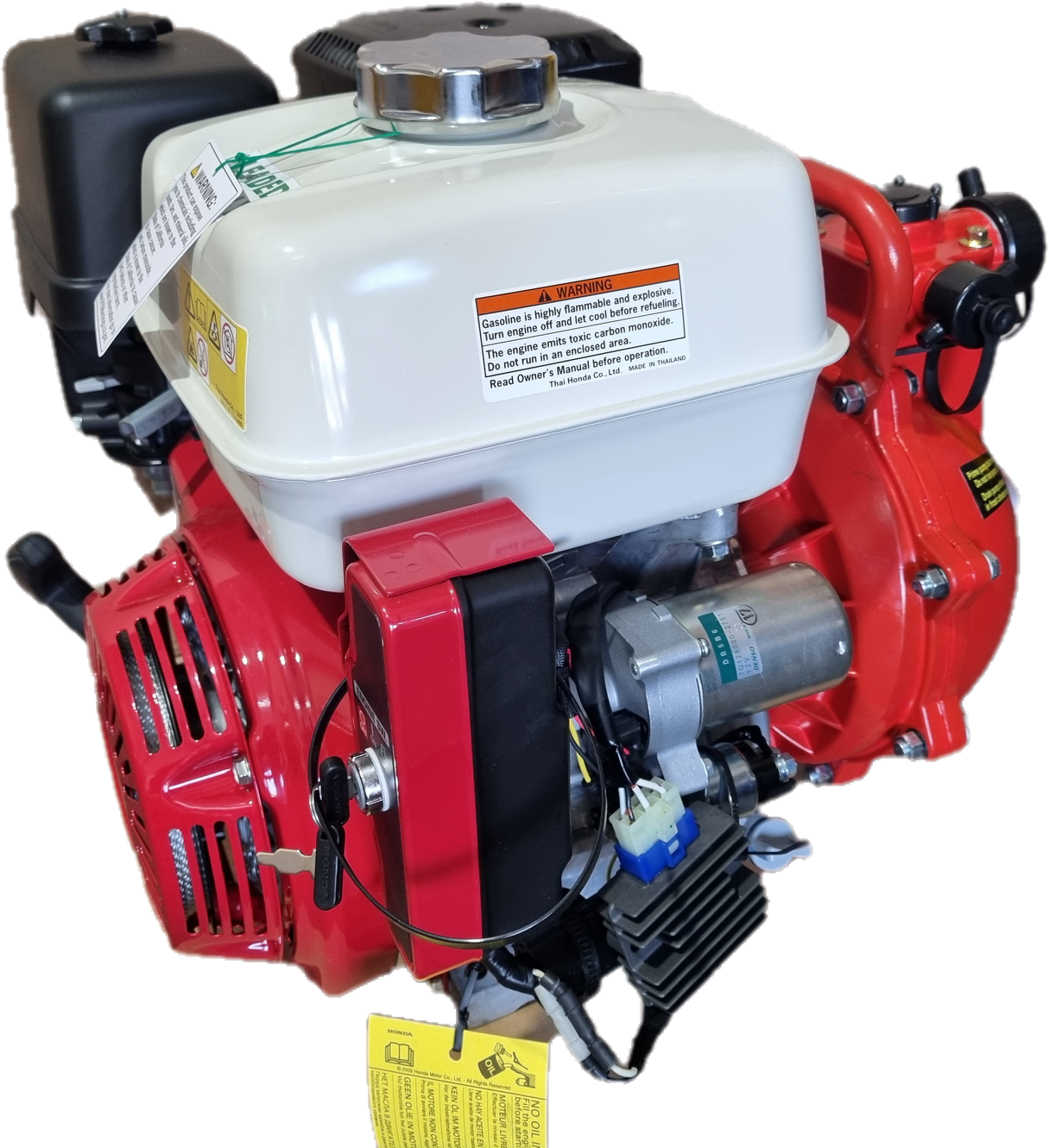 Dale Twin Stage Wide / Honda GX390ES Pump and Engine Combo Electric Start