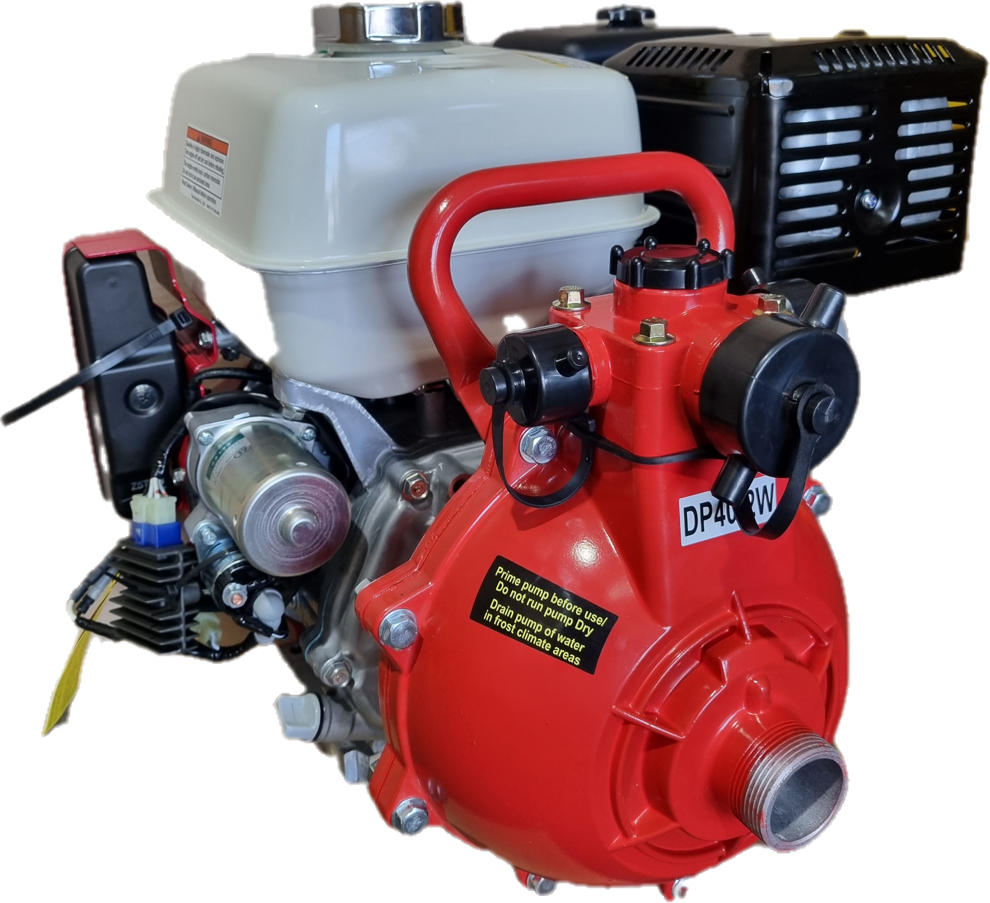Dale Twin Stage Wide / Honda GX390ES Pump and Engine Combo Electric Start - Image 4