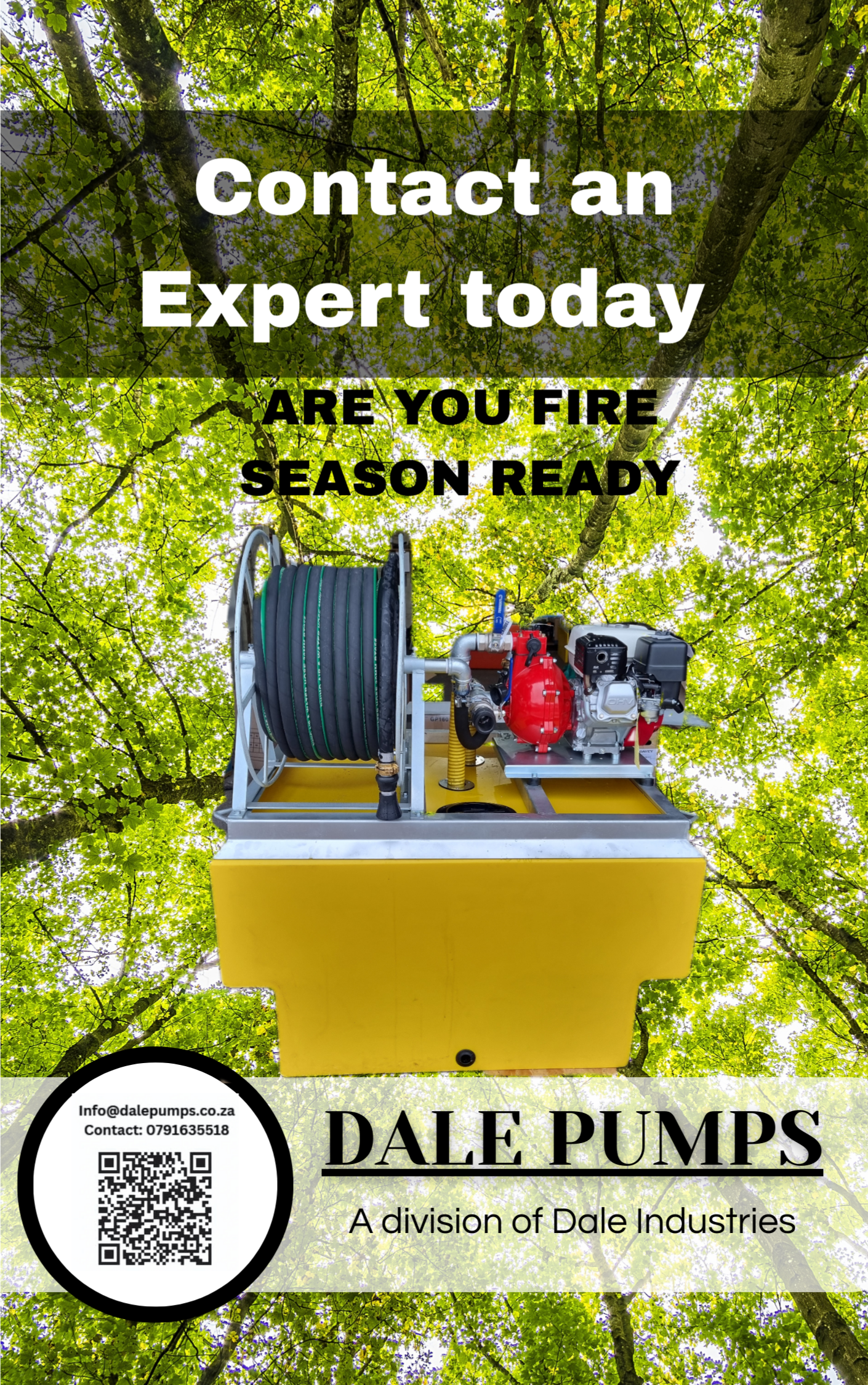 Dale 500 Litre Twin stage fire fighting skid unit